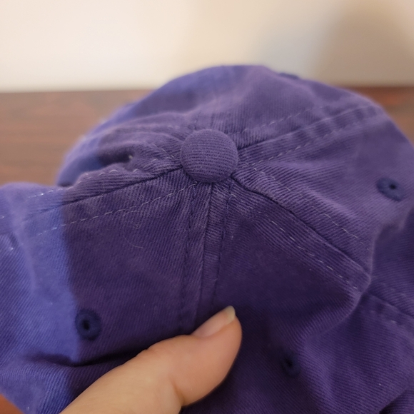 Vintage True Y2K Purple Cap with Colorful Butterfly Embroidery Encore‎ Hat New - Picture 7 of 8
